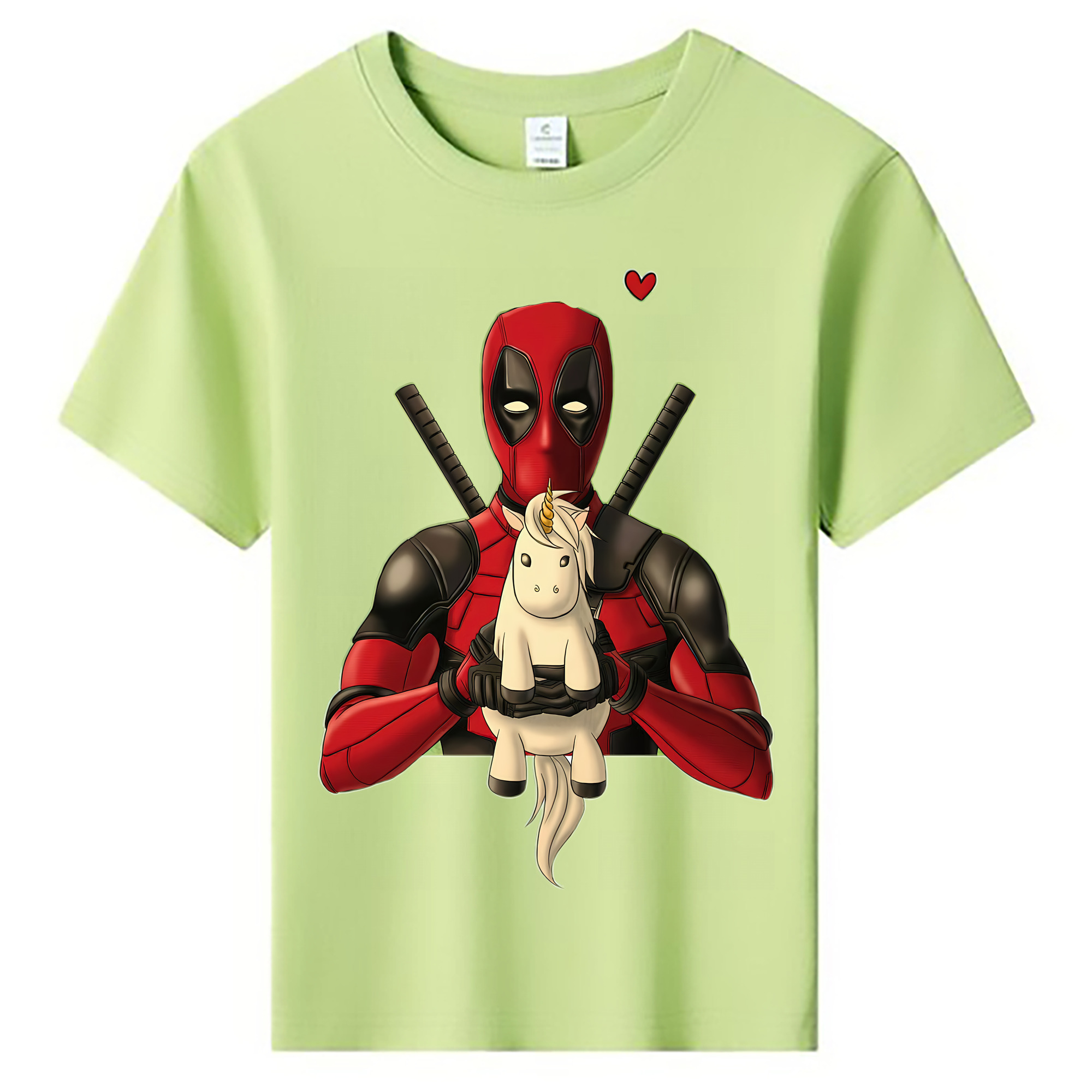 （画像用） Deadpool デッドプール 綿100％キッズTシャツ（フロントプリント）